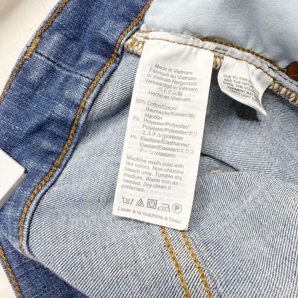 MADEWELL Mid Rise Skinny Jeans 9" Pendale Wash Stretch Classic Ankle Sz 34T Tall - Picture 12 of 12